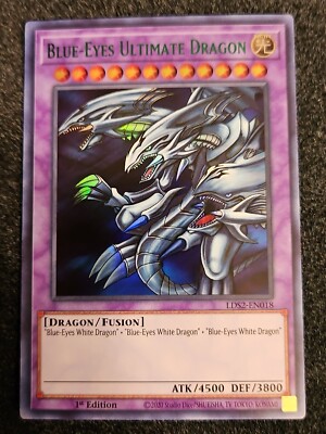 YUGIOH BLUE-EYES ULTIMATE DRAGON LDS2-EN018 1ST ULTRA (NM)-image