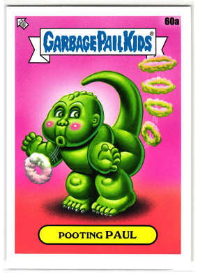 Pooting Paul 2023 Garbage Pail Kids Godzilla Kaiju Sticker-image