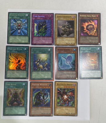 YU-GI-OH ~ Collectable Cards - 🔥Rare🔥Lot of 11 Cards-image
