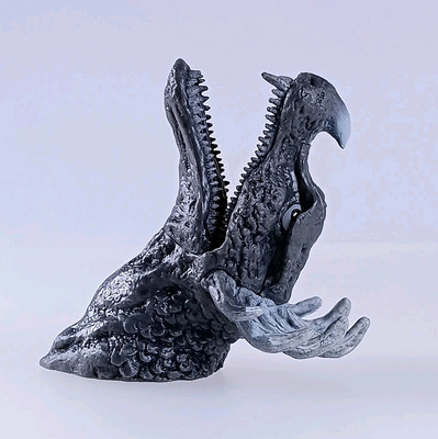 Anguirus Godzilla 70th Anniversary Monster Head Figure Magnet (Japan)-image