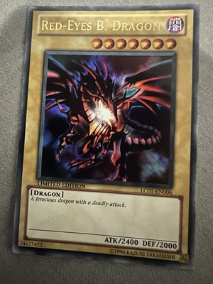 Yughioh TCG Red Eyes B. Dragon (LIMITED EDITION) Mint Condition-image