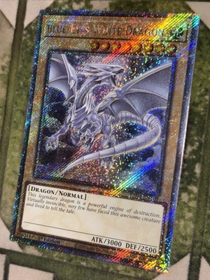 YuGiOh BLUE-EYES WHITE DRAGON Platinum Secret Rare RA04 EN108-image