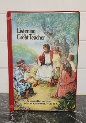 Bible Book & Cassette Set Listening To The Great Teacher 1988 Watchtower Society-image