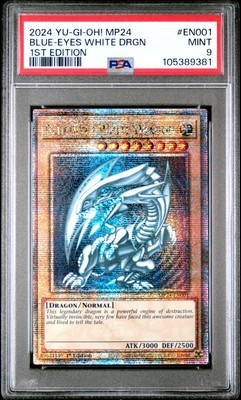 2024 YU-GI-OH! MP24-25TH ANV TIN: DUELING MIRRORS BLUE-EYES WHITE DRAGON PSA 9-image