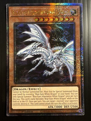 Yugioh - Blue-Eyes Alternative White Dragon - QCR - RA02-EN010 - Near Mint-image