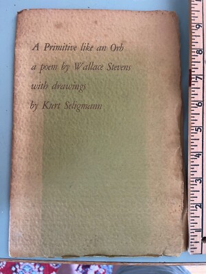1948 Wallace Stevens Kurt Seligmann Prospero Pamphlet Gotham Book Mart  500 Ed-image