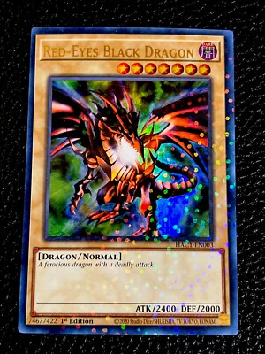 Red-Eyes Black Dragon HAC1-EN003 (Dual Terminal) Yugioh 1st Edition Ultra Rare-image