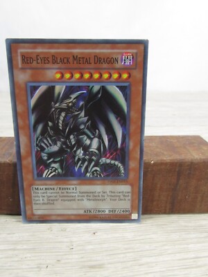 Yugioh Card Japanese Red-Eyes Black Metal Dragon P5-07 Dark ATK/2800 DEF/2400-image