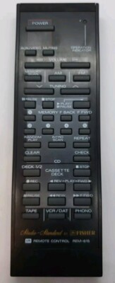 STUDIO STANDARD By FISHER REM-615 Remote Control Stereo Amplifier-image