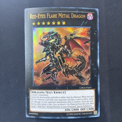 Pack Fresh Yu-Gi-Oh! TCG Red-Eyes Flare Metal Dragon LDK2-ENJ41-image