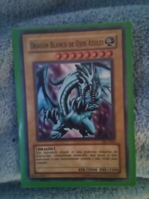 yugioh legend of blue eyes 1st edition in spanish, ultra rare ungraded in mint-image