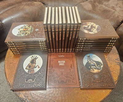  Time Life THE OLD WEST / Index 26 Volumes Western Book Set American Heritage-image