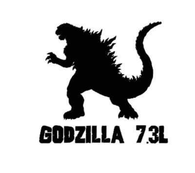 Godzilla 7.3L Decal-image