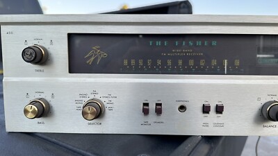 The Fisher 400 Tube FM Multiplex Stereo Receiver As Is For Parts-image