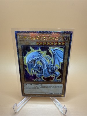 Blue-Eyes White Dragon (7th Art) (Quarter Century Secret Rare) RA04-EN108 1st Ed-image