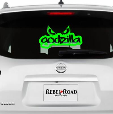Godzilla Eyes Vinyl Decal-image