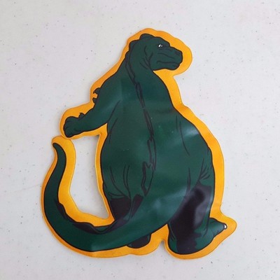 Vintage 1979 Toho Benedict Pictures Corp. Godzilla Puffy Figure Magnet-image