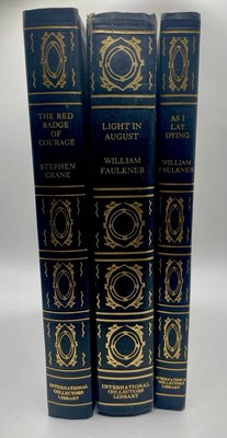 Set of 3 International Collectors Library Books 1950s - Crane & Faulkner-image