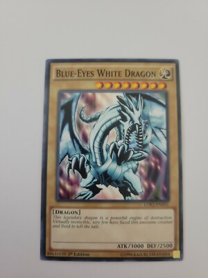 Yu-Gi-Oh! TCG Blue-Eyes White Dragon (LOB art) Legendary Decks II LDK2-ENK01 1s…-image
