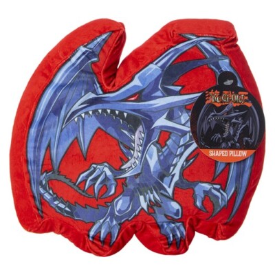 YUGIOH Red Eyes Black  Dragon Shaped Pillow Official w/ tags NEW-image