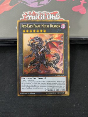 Red-Eyes Flare Metal Dragon PGL3-EN078 Premium Gold: Infinite Gold 1st Edition-image