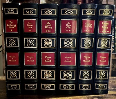 Winston Churchill - The Second World War. Six Volume Set Easton Press-image