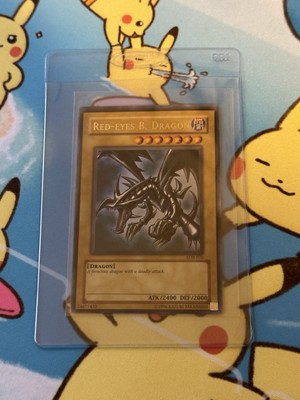 Yu-Gi-Oh Red-Eyes Black Dragon LOB RARE -image