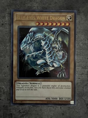 Yu-Gi-Oh! TCG Blue-Eyes White Dragon - Ultra Rare - Unlimited Ed (LCKC-EN001)-image