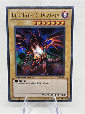 Yugioh Red-Eyes Black Dragon LC01-EN006 Ultra Rare Limited Edition-image