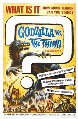 Mothra Vs Godzilla 01 Movie Poster FRIDGE MAGNET-image