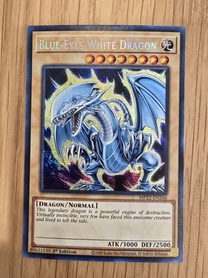 Blue-Eyes White Dragon | MP22-EN266 | Secret Rare | 1st Ed | NM-image