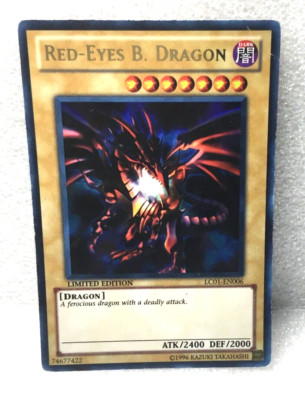 Yugioh LC01-EN006 Red Eyes Black Dragon Limited Edition Card-image