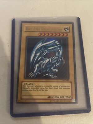 Blue-Eyes White Dragon SDK-001 Starter Deck Kaiba 2002 Yugioh Card-image