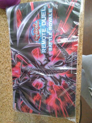Yugioh Official Playmat Red-Eyes Black Dragon Battle Royale Remote Duel Sealed-image