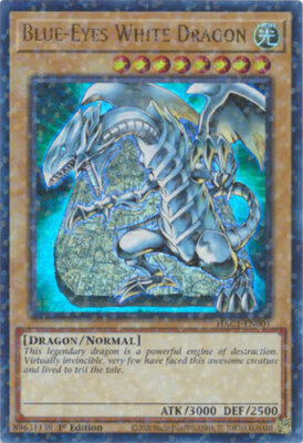 Yu-Gi-Oh Card - HAC1-EN001 - BLUE-EYES WHITE DRAGON (parallel holo) - NM/Mint-image