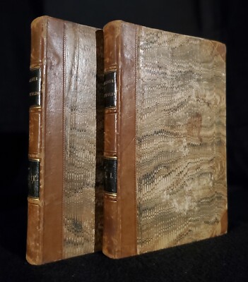 The Parlour Portfolio, or PostChaise Companion 2 V. SET Leather Political Comedy-image