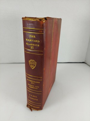 Harvard Classics 25 Autobiography Etc. Library Edition 1909 PF Collier Set #363-image