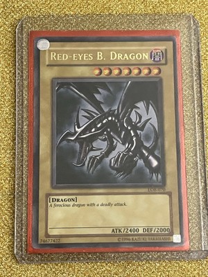 Red-Eyes B. Dragon LOB-070  Unlimited Original Print Yugioh Vintage NM-image