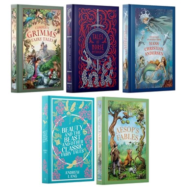 Leather Bound Classic Fairy Tales & Mythology 5 Books Collection Set-image