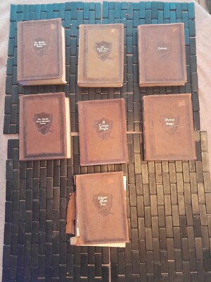 Lot Of 7 Vintage Walter J Black  1929 Books  Edgar Allan Poe-image