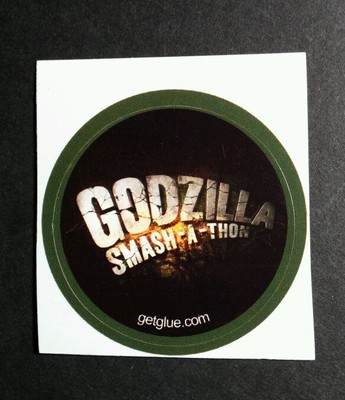 GODZILLA SMASH A THON PHOTO MOVIE GET GLUE STICKER-image