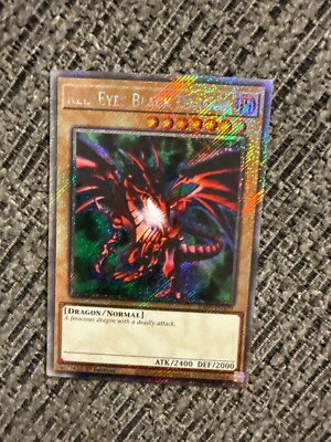 Red-Eyes Black Dragon (4th Art) (Platinum Secret Rare) RA04-EN109 Quarter...-image