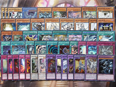 Yugioh Complete Seto Kaiba Deck 49 Cards Blue-Eyes White Dragon A *Hot* + Bonus!-image