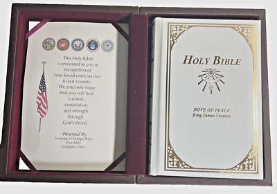 Holy Bible Dove of Peace Catholic Edition Hardcover 1991-image