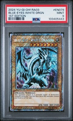 2024 YU-GI-OH! RA03-QUARTER CENTURY BONANZA 1ST ED BLUE-EYES WHITE DRAGON PSA 9-image