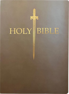 KJV Sword Bible, Large Print, Coffee Ultrasoft: (Red Letter, Brown, 1611 Version-image