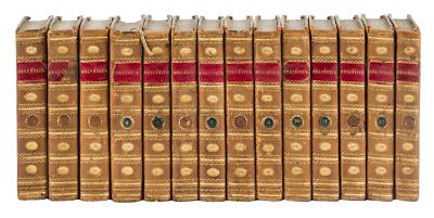 Oeuvres Completes D'Helvetius, 14 volume complete set, 1795-1796-image