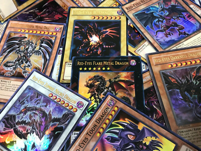 YUGIOH!  PREMIUM RED-EYES BLACK DRAGONS COLLECTION LOT! ALL HOLOG *Hot* + Bonus!-image