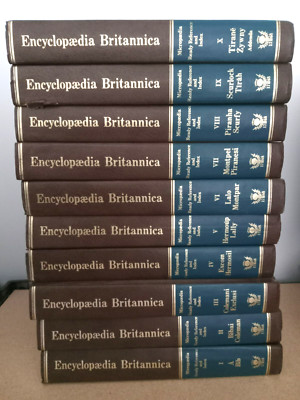 Encyclopedia Britannica MICROPEDIA 15th Edition Vol I-X Set of 10 1979-image