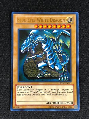 YUGIOH BLUE-EYES WHITE DRAGON SDBE-EN001 ULTRA-image